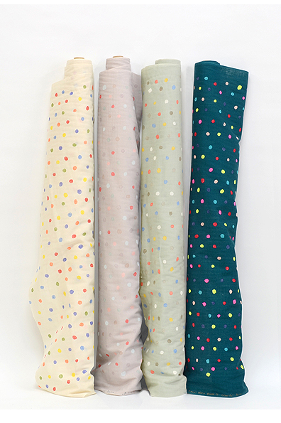 nani iro polka dot fabrics [polka dot fabrics, polka dot fabric, fabric with polka dots]